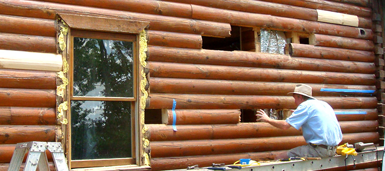 Log Home Repair Shorter, Alabama