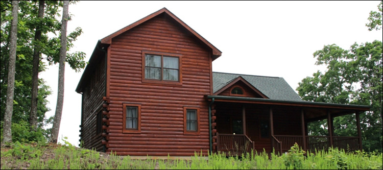 Professional Log Home Borate Application  Macon County, Alabama