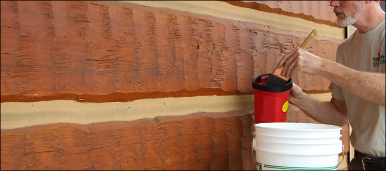 Professional Log Home Staining  Shorter, Alabama