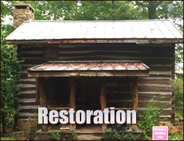 Historic Log Cabin Restoration  Macon County, Alabama
